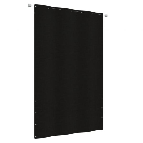 ARDEBO.de - Balkon-Sichtschutz Schwarz 140x240 cm Oxford-Gewebe