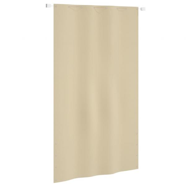 ARDEBO.de - Balkon-Sichtschutz Beige 140x240 cm Oxford-Gewebe