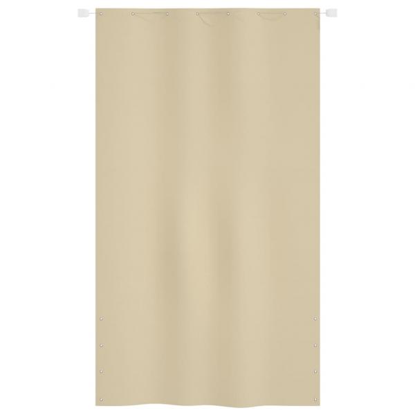 Balkon-Sichtschutz Beige 140x240 cm Oxford-Gewebe