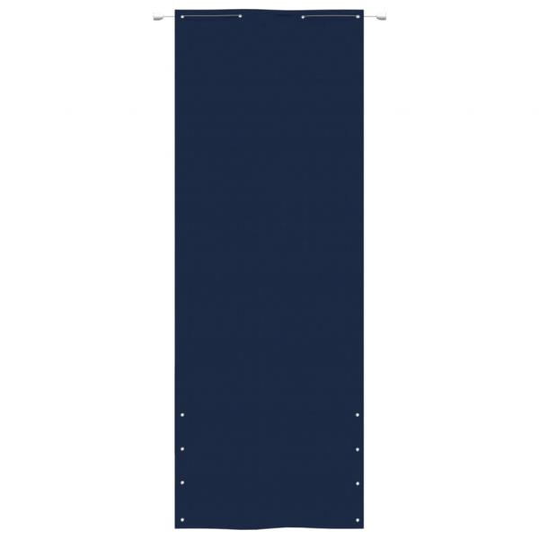 Balkon-Sichtschutz Blau 80x240 cm Oxford-Gewebe