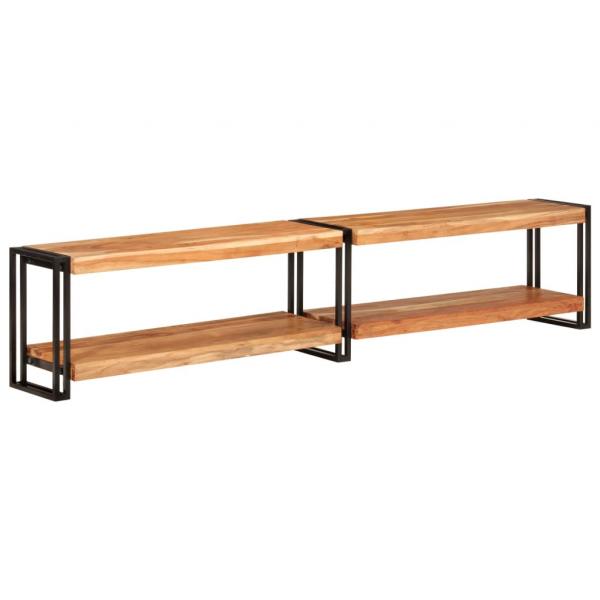 ARDEBO.de - TV-Schrank 200x30x40 cm Massivholz Akazie