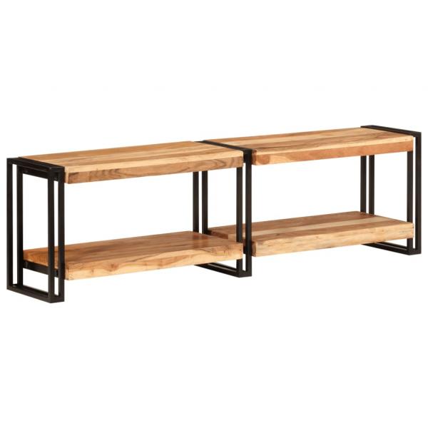 ARDEBO.de - TV-Schrank 140x30x40 cm Massivholz Akazie