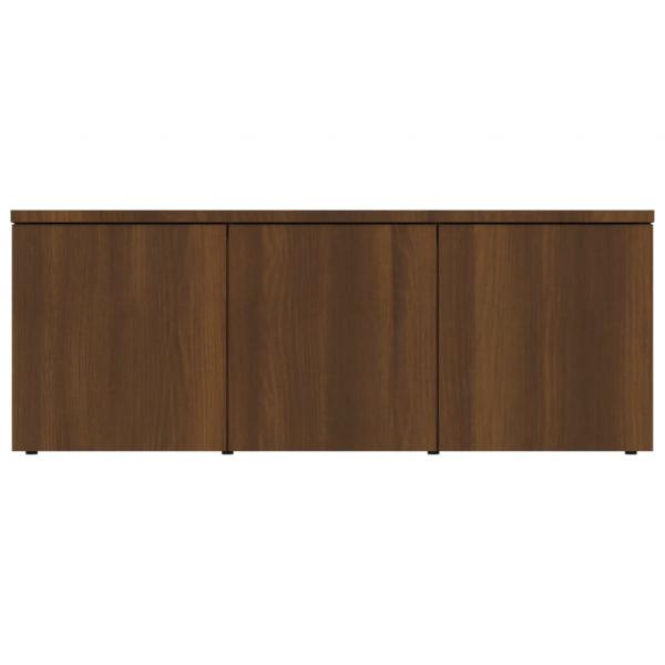 TV-Schrank Braun Eichen-Optik 80x34x30 cm Holzwerkstoff