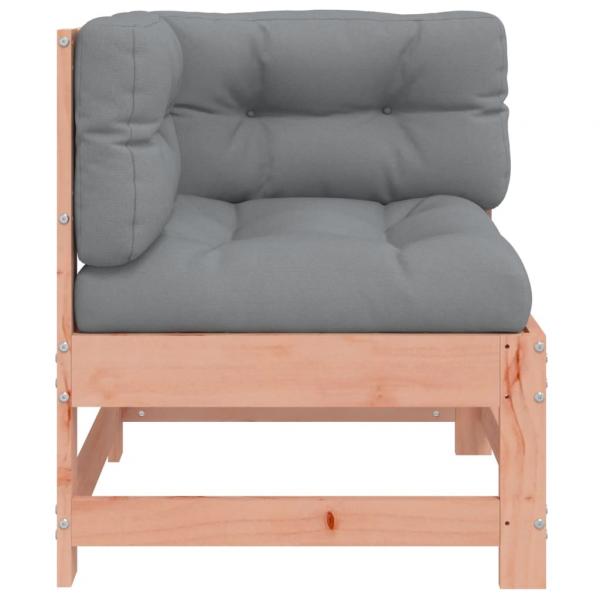 Ecksofa mit Kissen Massivholz Douglasie