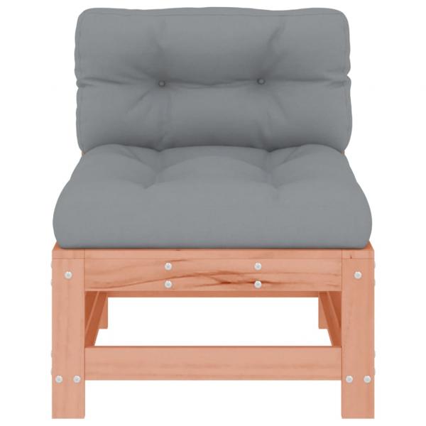 Mittelsofa mit Kissen Massivholz Douglasie