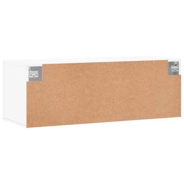 Wandschrank Weiß 100x36,5x35 cm Holzwerkstoff