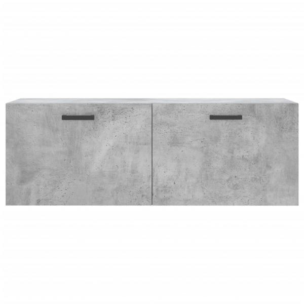 Wandschrank Betongrau 100x36,5x35 cm Holzwerkstoff