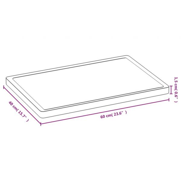 Schneidebrett 40x60x1,5 cm Bambus