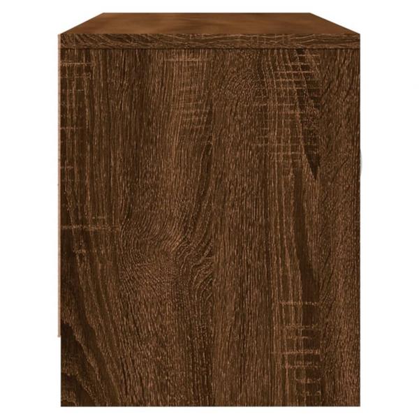 TV-Schrank Braun Eichen-Optik 102x30x37,5 cm Holzwerkstoff