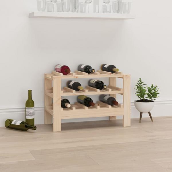 ARDEBO.de - Weinregal 61,5x30x42 cm Massivholz Kiefer