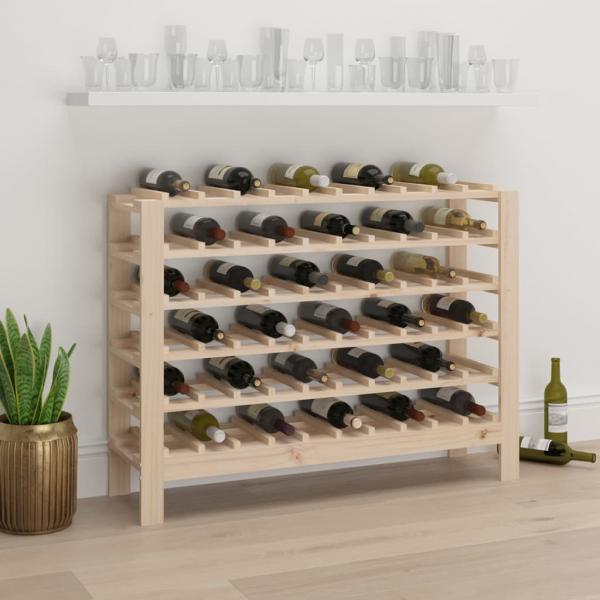 ARDEBO.de - Weinregal 109,5x30x82 cm Massivholz Kiefer