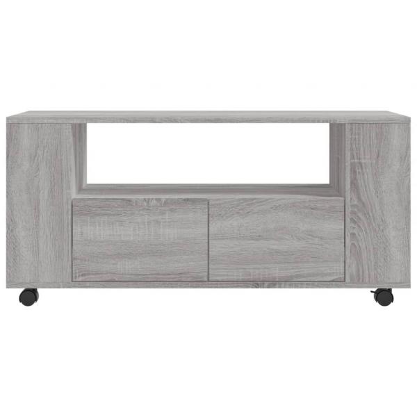 TV-Schrank Grau Sonoma 102x34,5x43 cm Holzwerkstoff