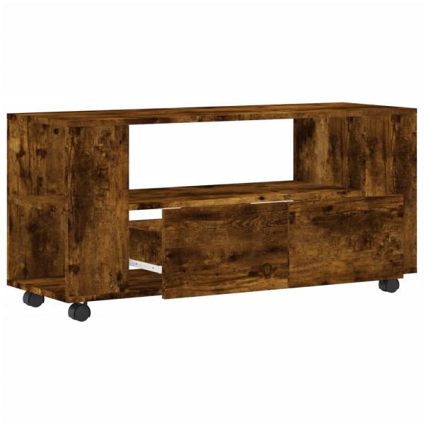 TV-Schrank Räuchereiche 102x34,5x43 cm Holzwerkstoff