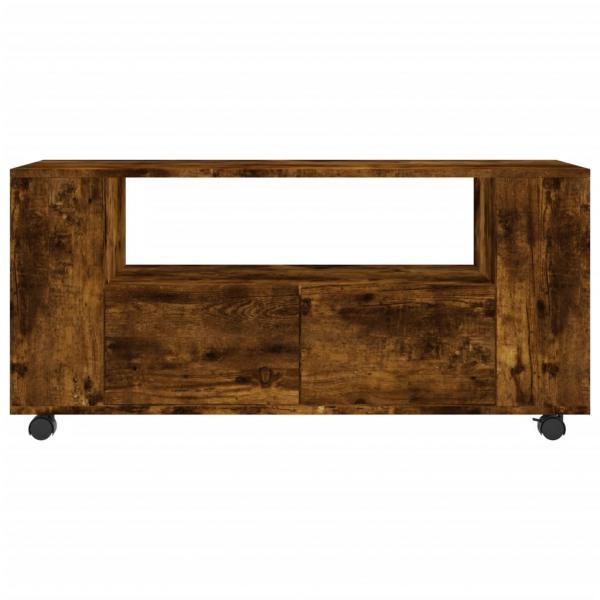 TV-Schrank Räuchereiche 102x34,5x43 cm Holzwerkstoff