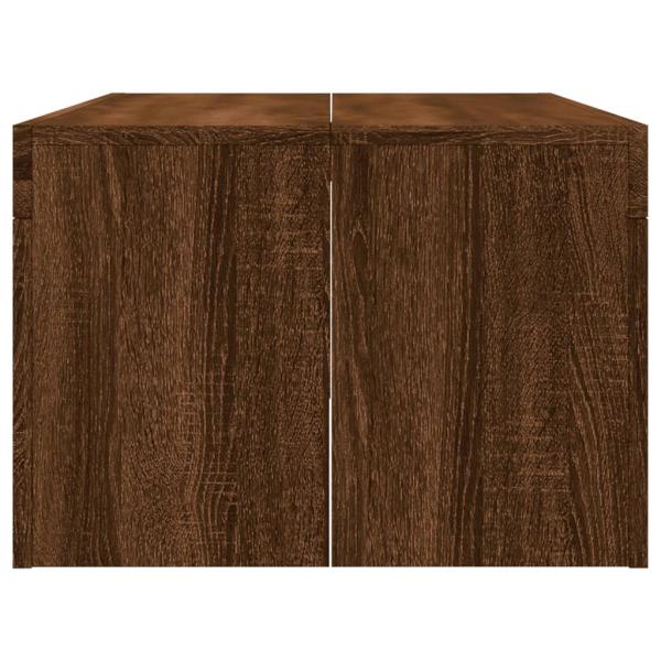 Couchtisch Braun Eichen-Optik 102x50x36 cm Holzwerkstoff