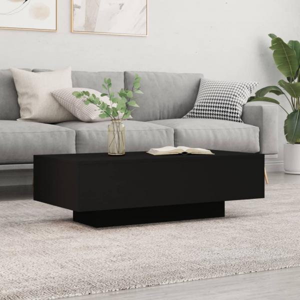 ARDEBO.de - Couchtisch Schwarz 100x49,5x31 cm Holzwerkstoff