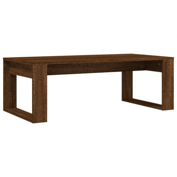 Couchtisch Braun Eichen-Optik 102x50x35 cm Holzwerkstoff