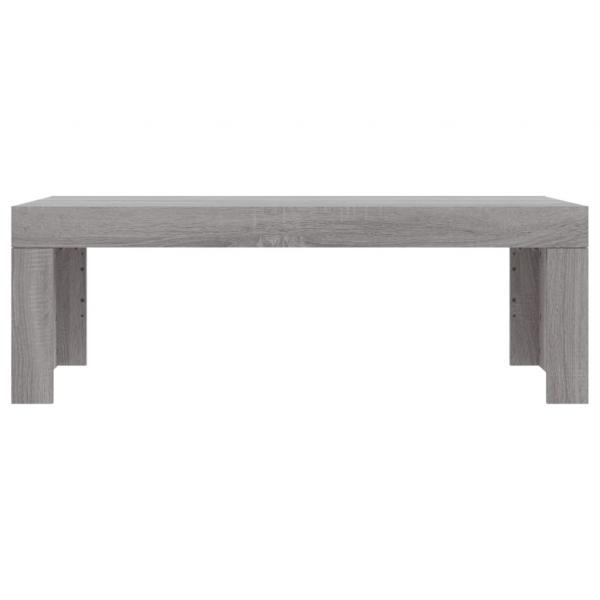 Couchtisch Grau Sonoma 102x50x36 cm Holzwerkstoff