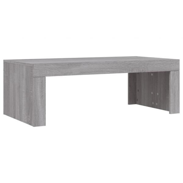 Couchtisch Grau Sonoma 102x50x36 cm Holzwerkstoff