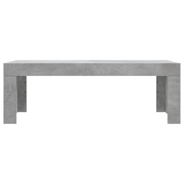 Couchtisch Betongrau 102x50x36 cm Holzwerkstoff