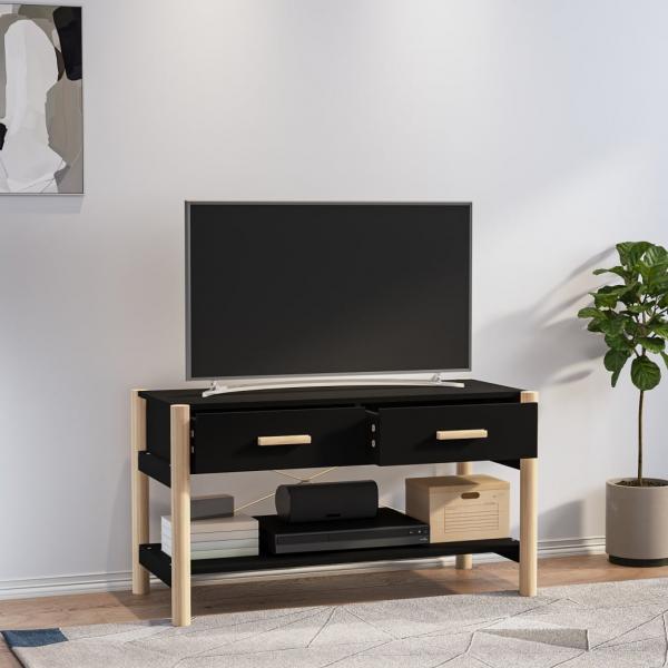 TV-Schrank Schwarz 82x38x45 cm Holzwerkstoff