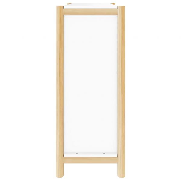 Schuhschrank Weiß 57,5x33x80 cm Holzwerkstoff