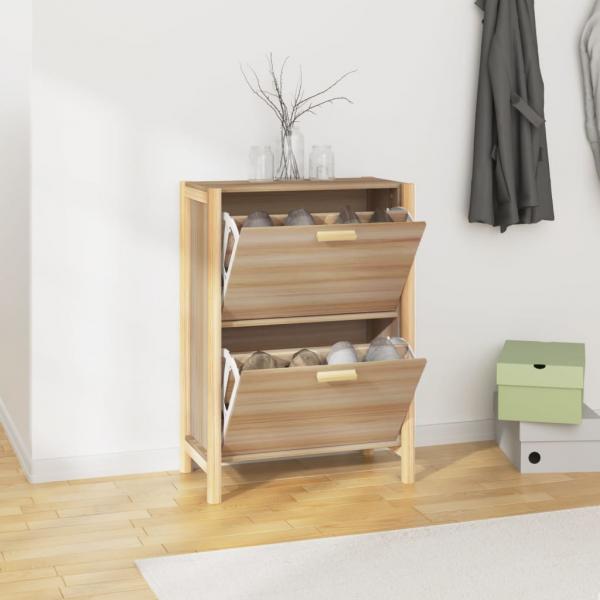 ARDEBO.de - Schuhschrank 57,5x33x80 cm Holzwerkstoff