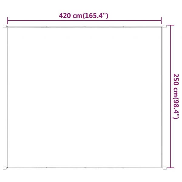 Senkrechtmarkise Hellgrün 250x420 cm Oxford-Gewebe