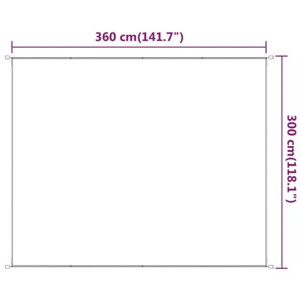 Senkrechtmarkise Hellgrün 300x360 cm Oxford-Gewebe