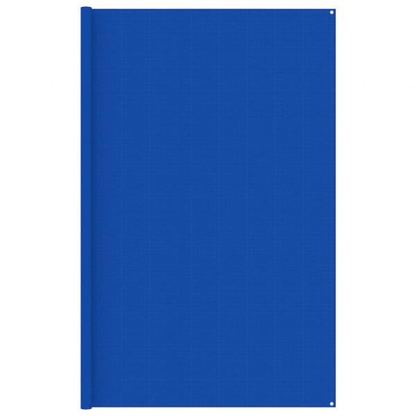 ARDEBO.de - Zeltteppich 300x600 cm Blau HDPE