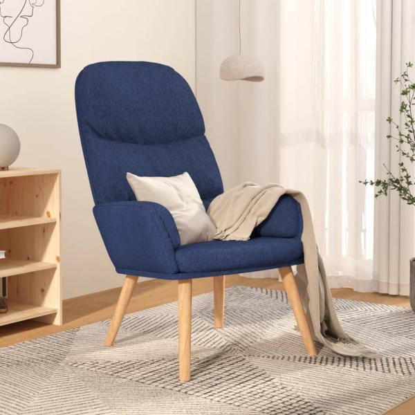 ARDEBO.de - Relaxsessel Blau Stoff