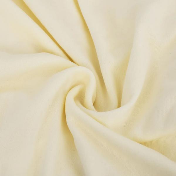 Stretch-Sofahusse Creme Polyester-Jersey  