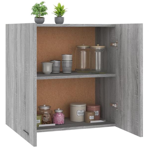 Hängeschrank Grau Sonoma 60x31x60 cm Holzwerkstoff