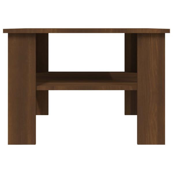 Couchtisch Braun Eichen-Optik 60x60x42 cm Holzwerkstoff	