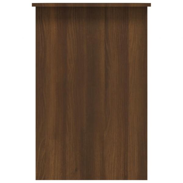 Schreibtisch Braun Eichen-Optik 100x50x76 cm Holzwerkstoff