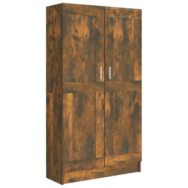 Bücherschrank Räuchereiche 82,5x30,5x150 cm Holzwerkstoff