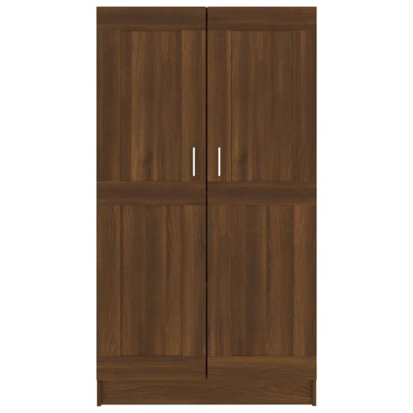 Bücherschrank Braun Eichen-Optik 82,5x30,5x150 cm Holzwerkstoff