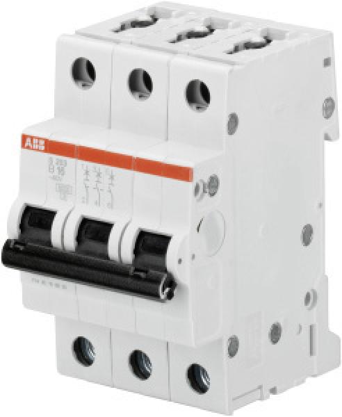 Abb S203-B20 S203-B20 Sicherungsautomat B-Char., 6 kA, 20 A, 3P