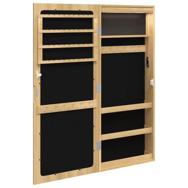 Spiegel-Schmuckschrank mit LED-Beleuchtung Wandmontage