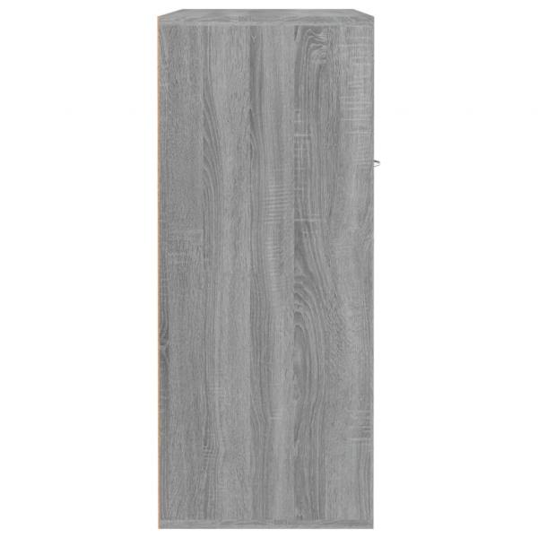 Schuhschrank Grau Sonoma 60x35x84 cm Holzwerkstoff