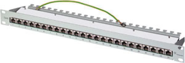 Newlec HPPC624LG Daten Patch Panel Cat.6A(tief) 24xRJ45