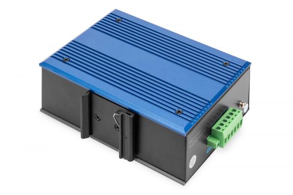 Newlec NNETSWINDGBE8UMR.01 Industrial 8-Port Gigabit Ethernet Switch, DIN rail, unmanag
