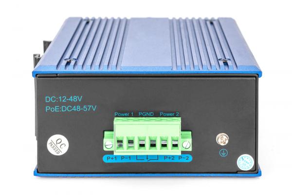 Newlec NNETSWINDGBE8UMR.01 Industrial 8-Port Gigabit Ethernet Switch, DIN rail, unmanag