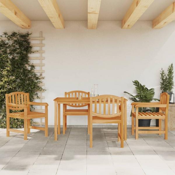 ARDEBO.de - 5-tlg. Garten-Essgruppe Massivholz Teak