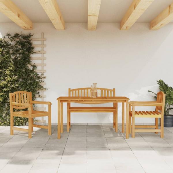 ARDEBO.de - 4-tlg. Garten-Essgruppe Massivholz Teak