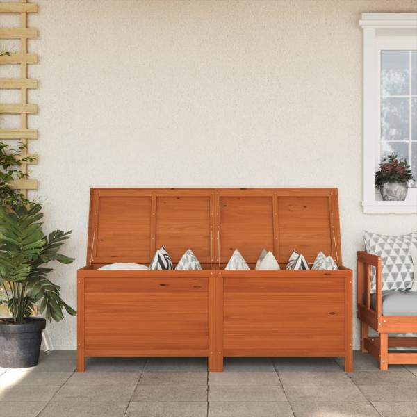 ARDEBO.de - Gartentruhe Braun 150x50x56,5 cm Massivholz Tanne