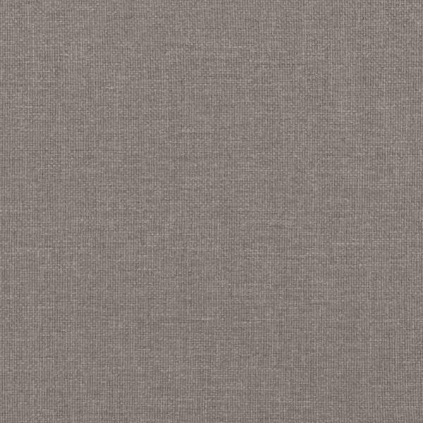 Tagesbett Taupe 90x200 cm Stoff