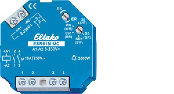 ARDEBO.de - ESR61M-UC Multifunktions-Stromstoß-Schaltrelais UC. 1+1 Schließer potenzialfrei 