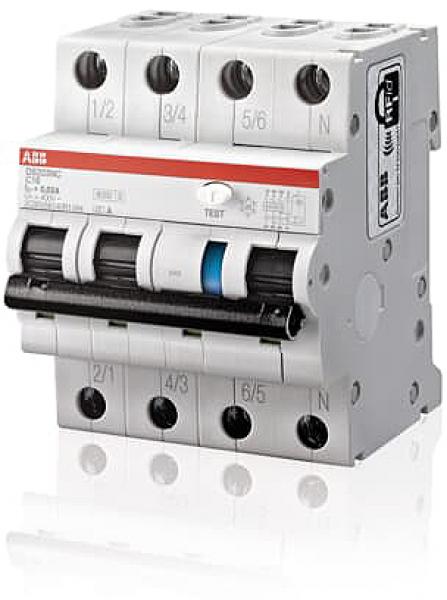 Abb DS203NC C16 A30 DS203NCA-C16/0,03 FI/LS-Schalter 6kA, 3P+N, Typ A, C 16, 30mA