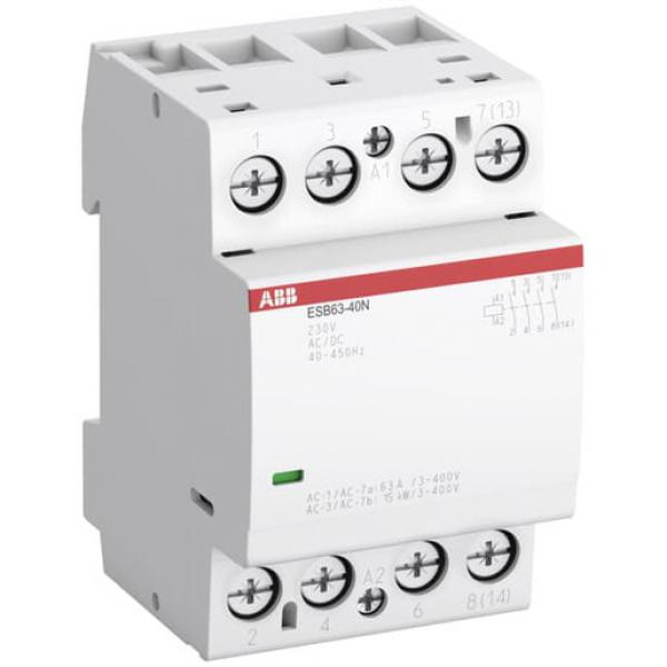 Abb ESB63-40N-06 ESB63-40N-06 Installationsschütz 4S/0Ö, 230 V AC/DC